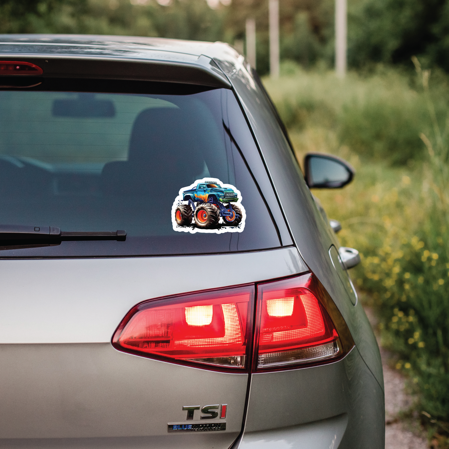 Monster Trucks - Full Color Vinyl Stickers (SHIPS IN 3-7 BUS DAYS)