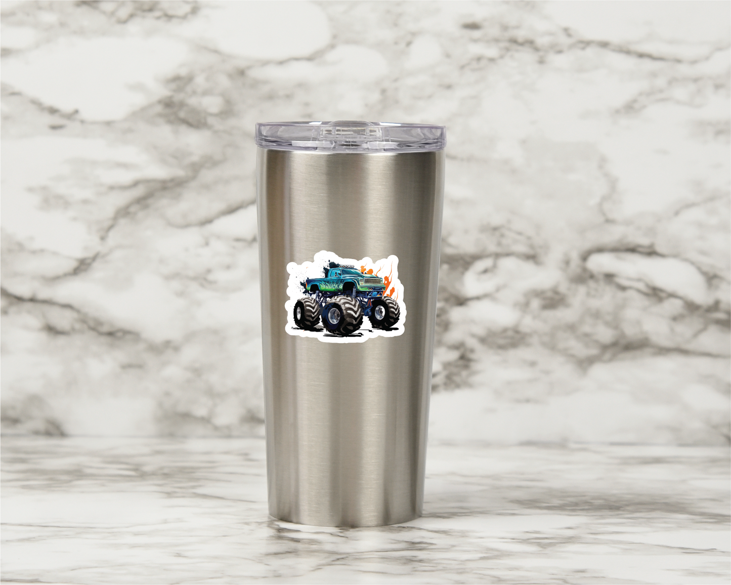 Monster Trucks - Full Color Vinyl Stickers (SHIPS IN 3-7 BUS DAYS)