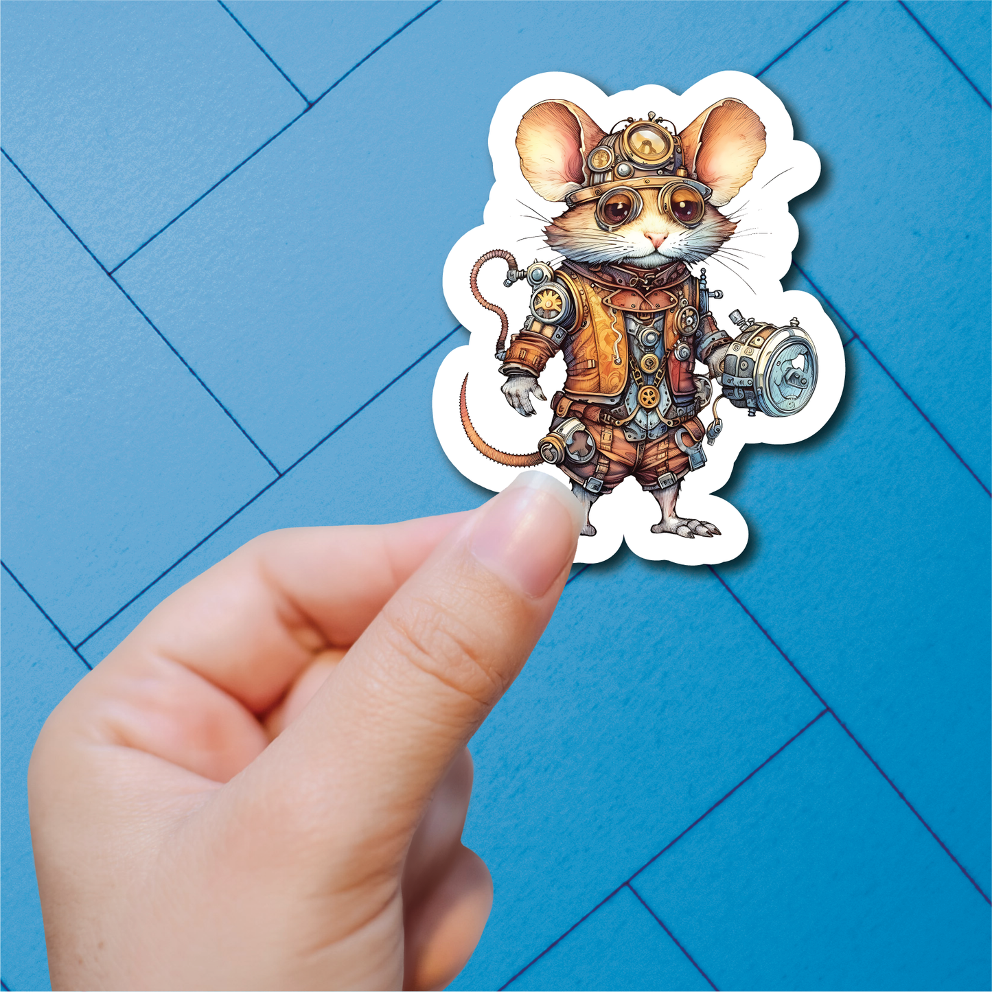 Steampunk 2 - Full Color Vinyl Stickers (SHIPS IN 3-7 BUS DAYS)
