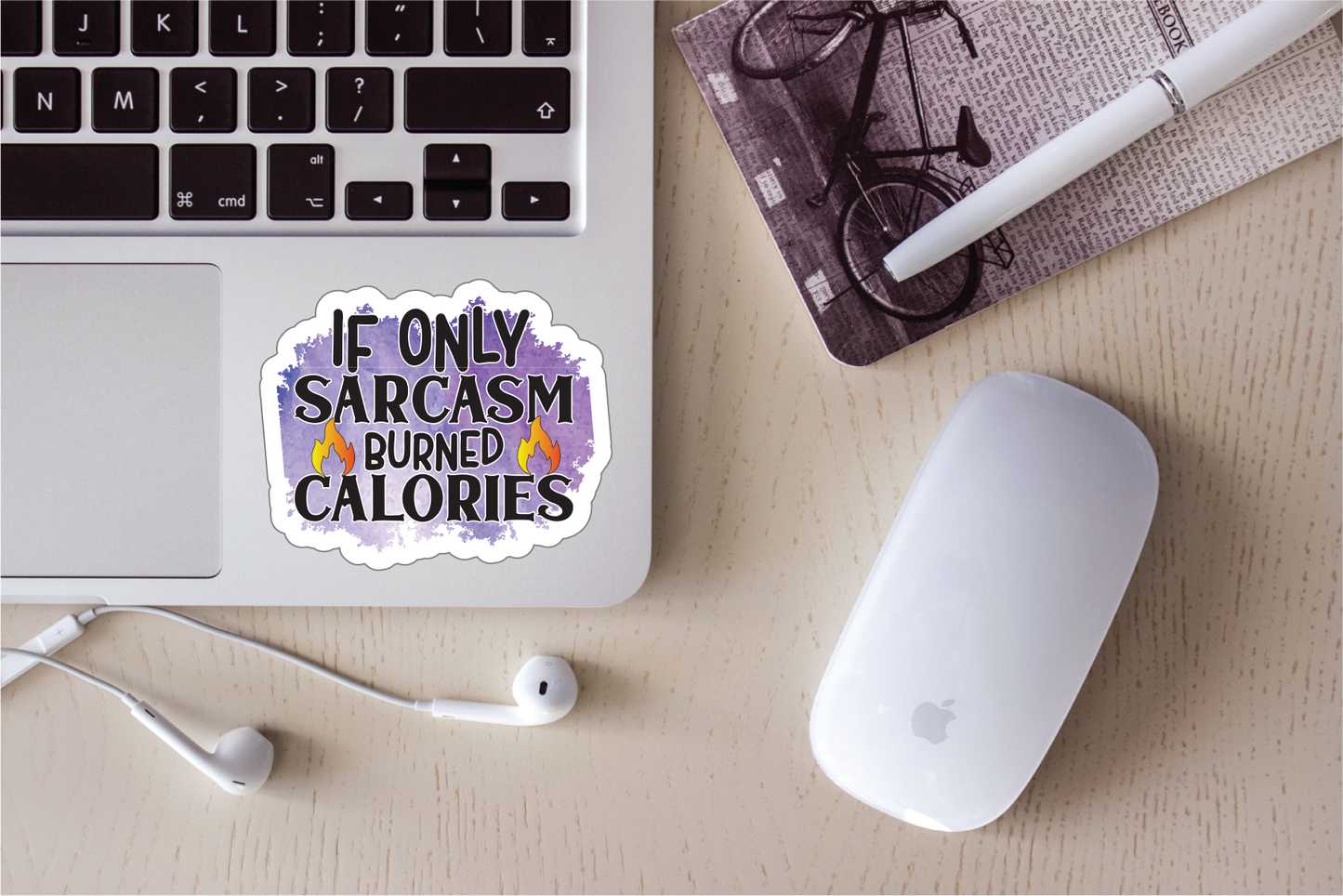 Sarcastic Life - Full Color Vinyl Stickers (SHIPS IN 3-7 BUS DAYS)