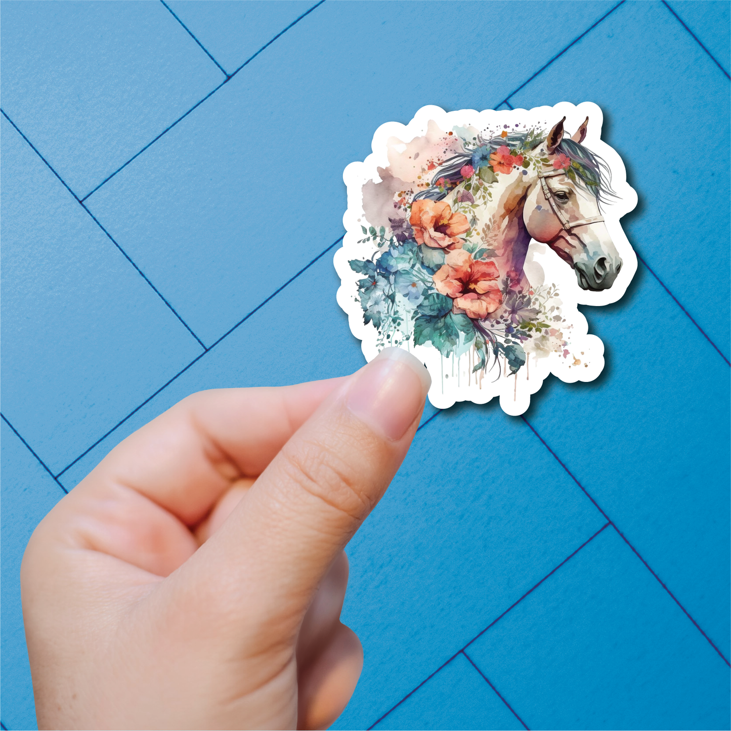 Beautiful Horses - Full Color Vinyl Stickers (SHIPS IN 3-7 BUS DAYS)