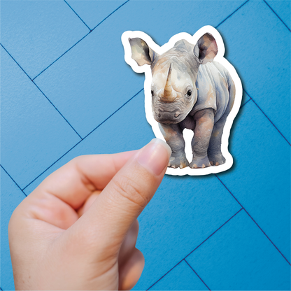 Baby Zoo Animals - Full Color Vinyl Stickers (SHIPS IN 3-7 BUS DAYS)