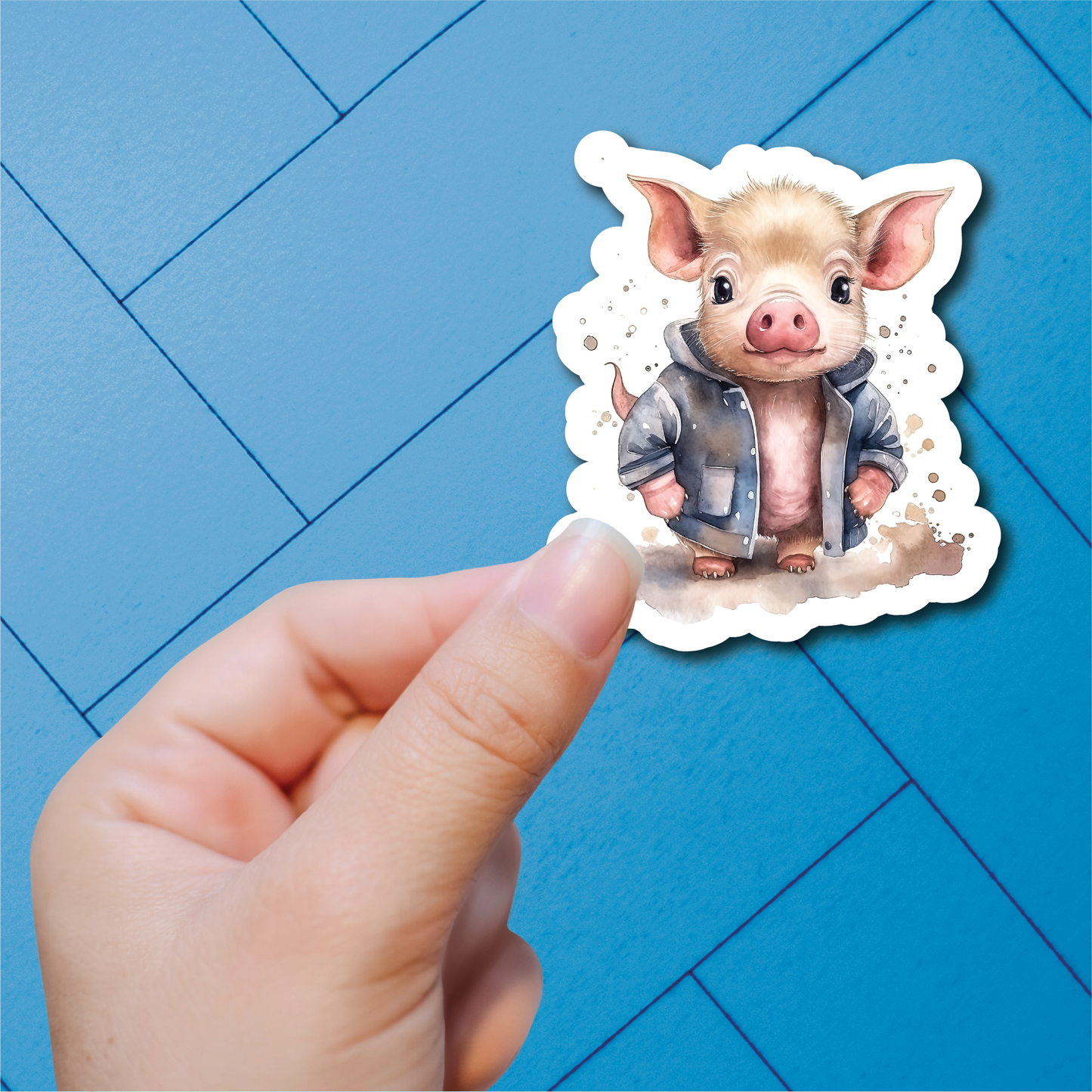 Baby Farm Animals - Full Color Vinyl Stickers (SHIPS IN 3-7 BUS DAYS)