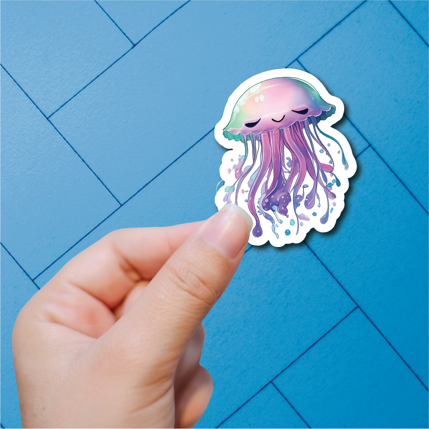 Baby Ocean Creatures - Full Color Vinyl Stickers (SHIPS IN 3-7 BUS DAYS)