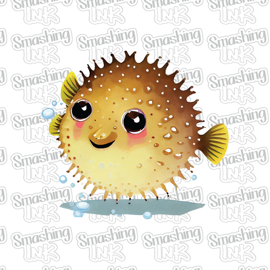 Baby Puffer Fish - Heat Transfer | DTF | Sublimation (TAT 3 BUS DAYS) [6N-15HTV]