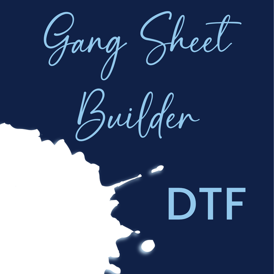DTF (Direct To Film) Full Color Custom Apparel Transfers - Gang Sheet Builder (SHIPS IN 3-7 BUS DAYS)