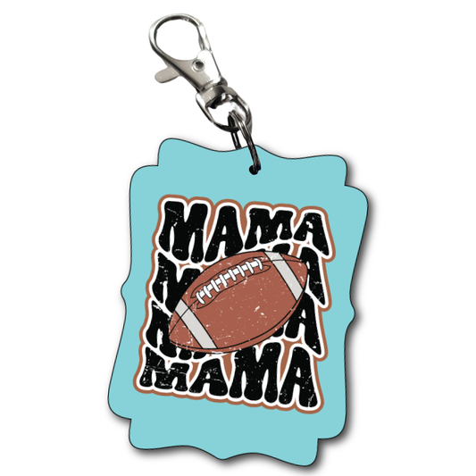 Football Mama - Full Color Keychains