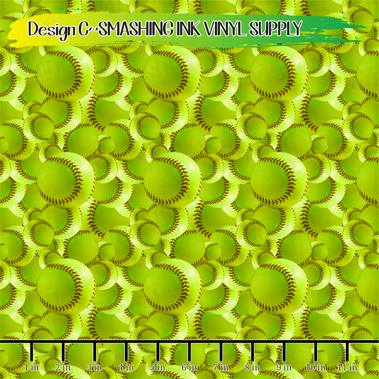Softballs ★ Pattern Vinyl | Faux Leather | Sublimation (TAT 3 BUS DAYS)