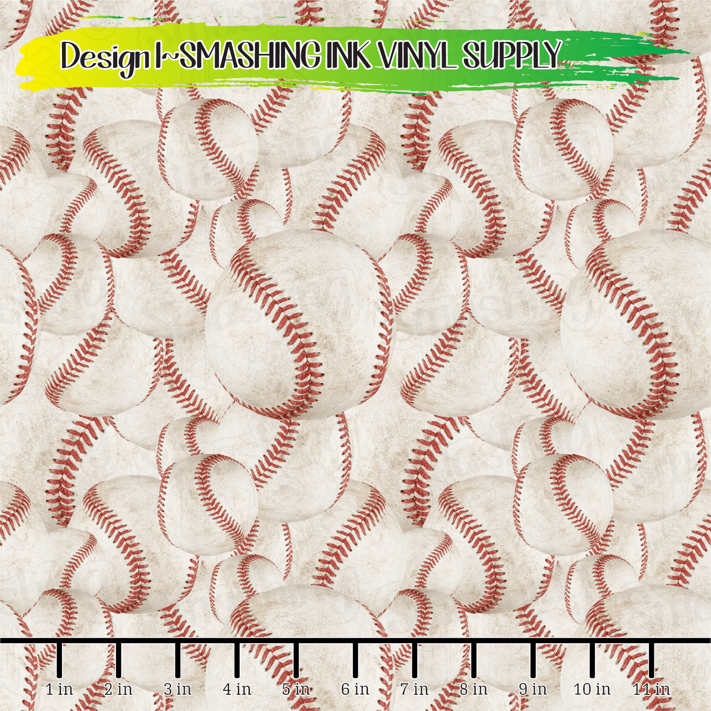 Dirty Baseballs ★ Pattern Vinyl | Faux Leather | Sublimation (TAT 3 BUS DAYS)