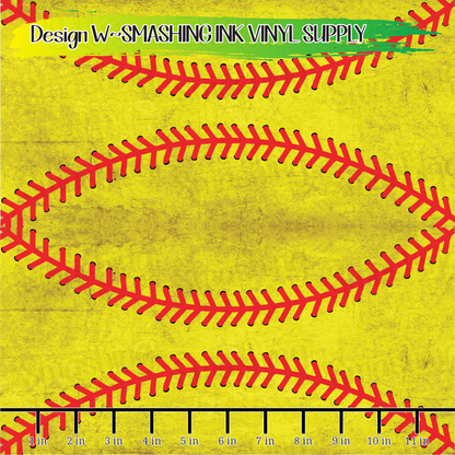 Baseball Softball ★ Pattern Vinyl | Faux Leather | Sublimation (TAT 3 BUS DAYS)
