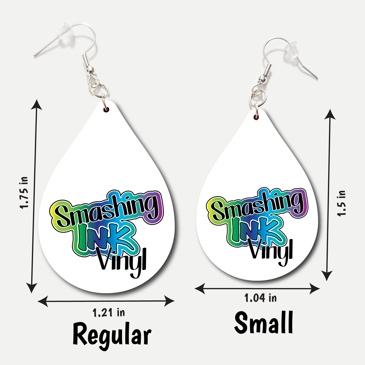 3D Web - Full Color Earrings