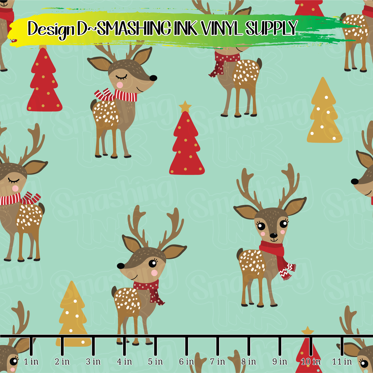 Darling Deers ★ Printed Vinyl Sheets | Faux Leather | Laser Safe