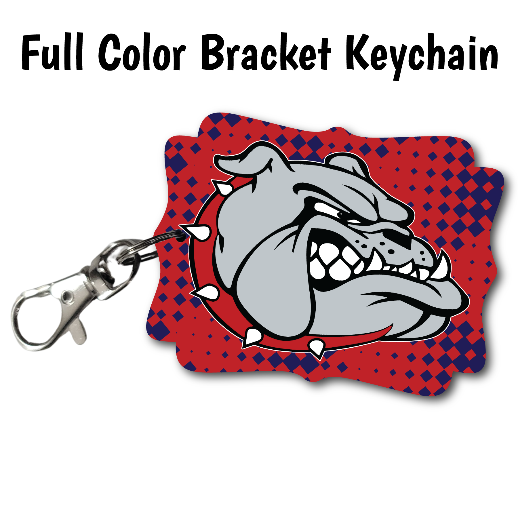 Wholesale French Bulldog Keychain Pu Leather Dog Keychains For