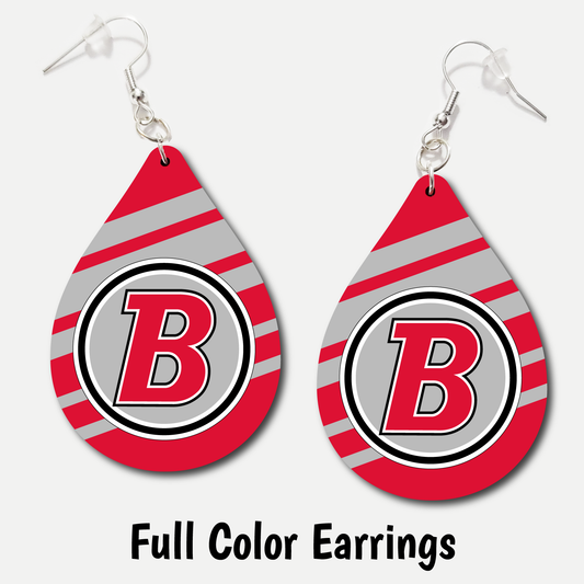 Boise Brave - Full Color Earrings