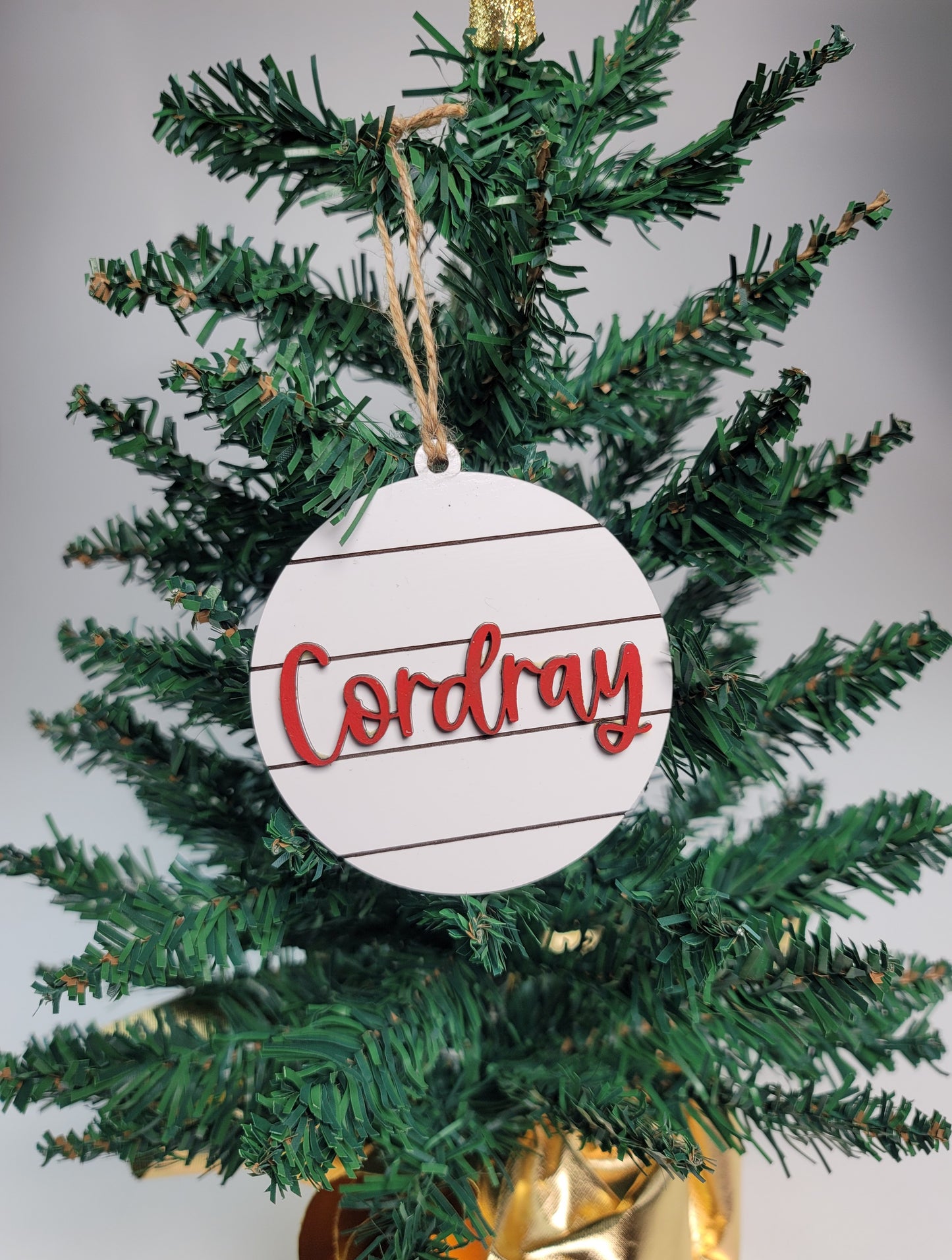 Shiplap w/Word - Ornaments (TAT 3-5 BUS DAYS)