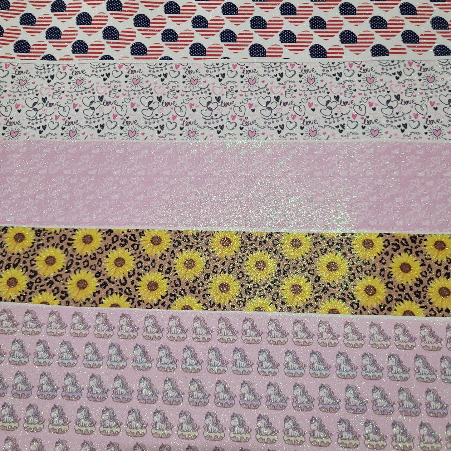 Glitter Faux Leather - Grab Bags