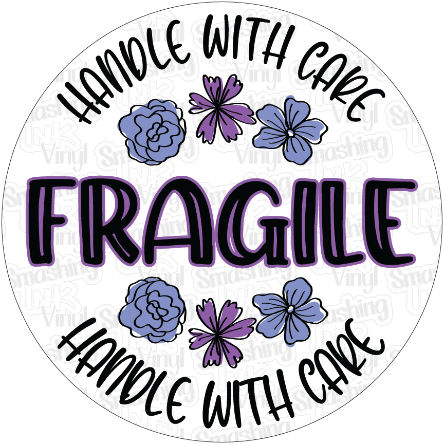 Fragile Floral - Packaging Labels (SHIPS IN 3-7 BUS DAYS)