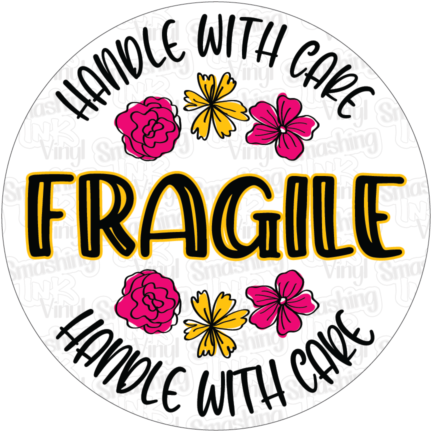 Fragile Floral - Packaging Labels (SHIPS IN 3-7 BUS DAYS)