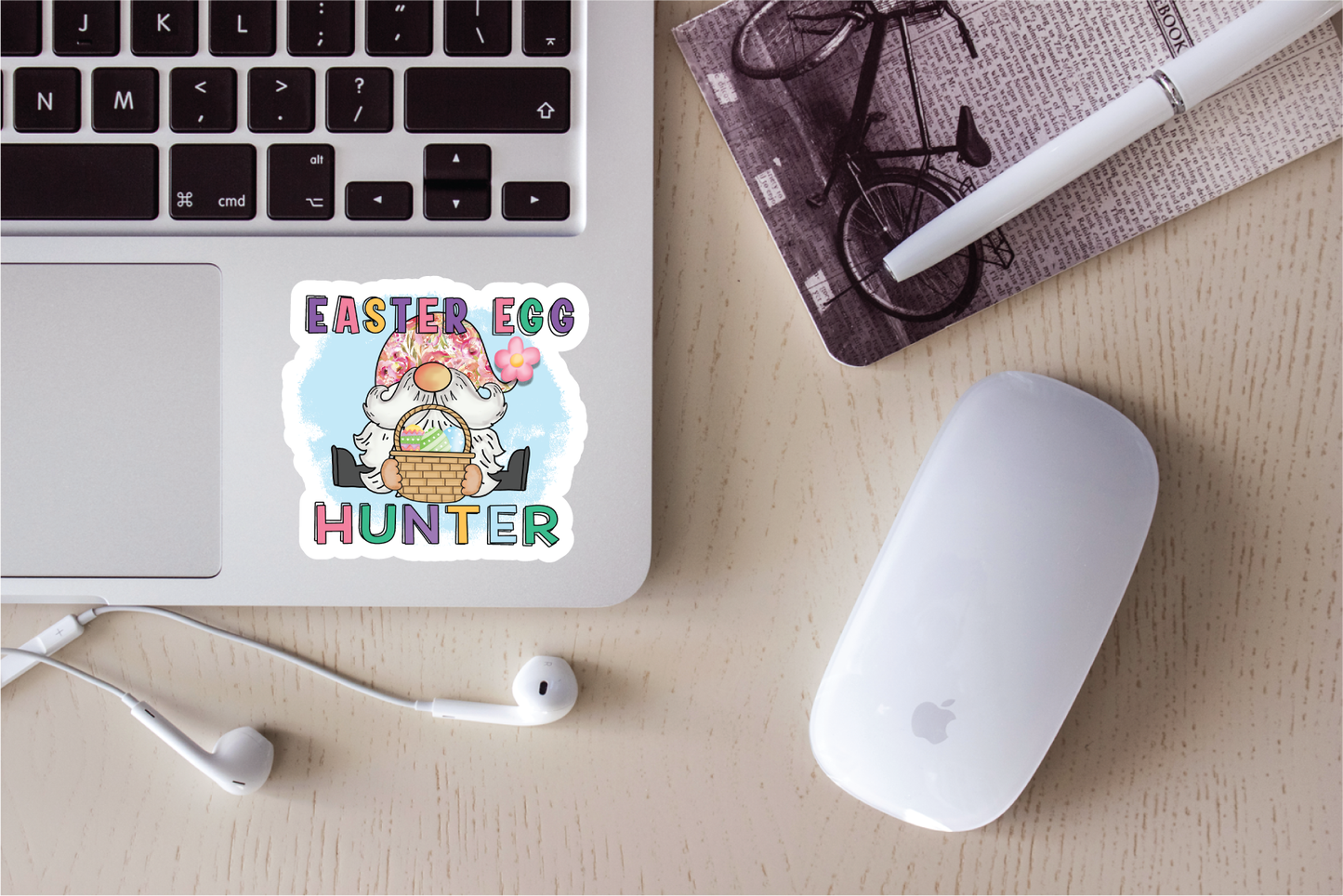Fun Easter Sayings - Full Color Vinyl Stickers (SHIPS IN 3-7 BUS DAYS)