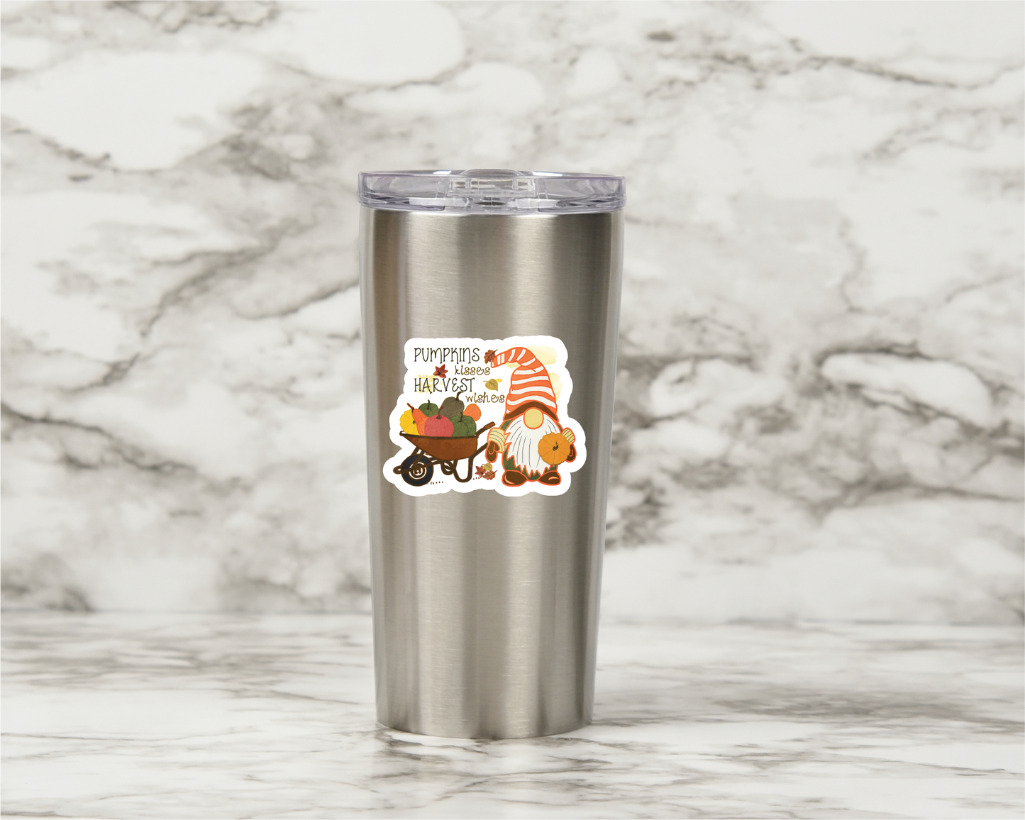 Fall Gnomes 2 - Full Color Vinyl Stickers (SHIPS IN 3-7 BUS DAYS)