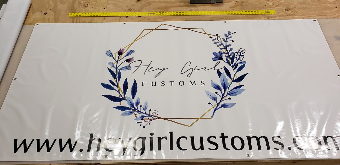 Custom Full Color Indoor/Outdoor Vinyl Banner - Pick your Size!