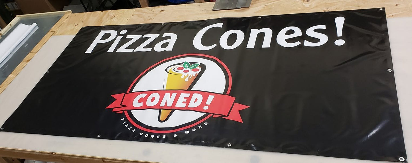Custom Full Color Indoor/Outdoor Vinyl Banner - Pick your Size!