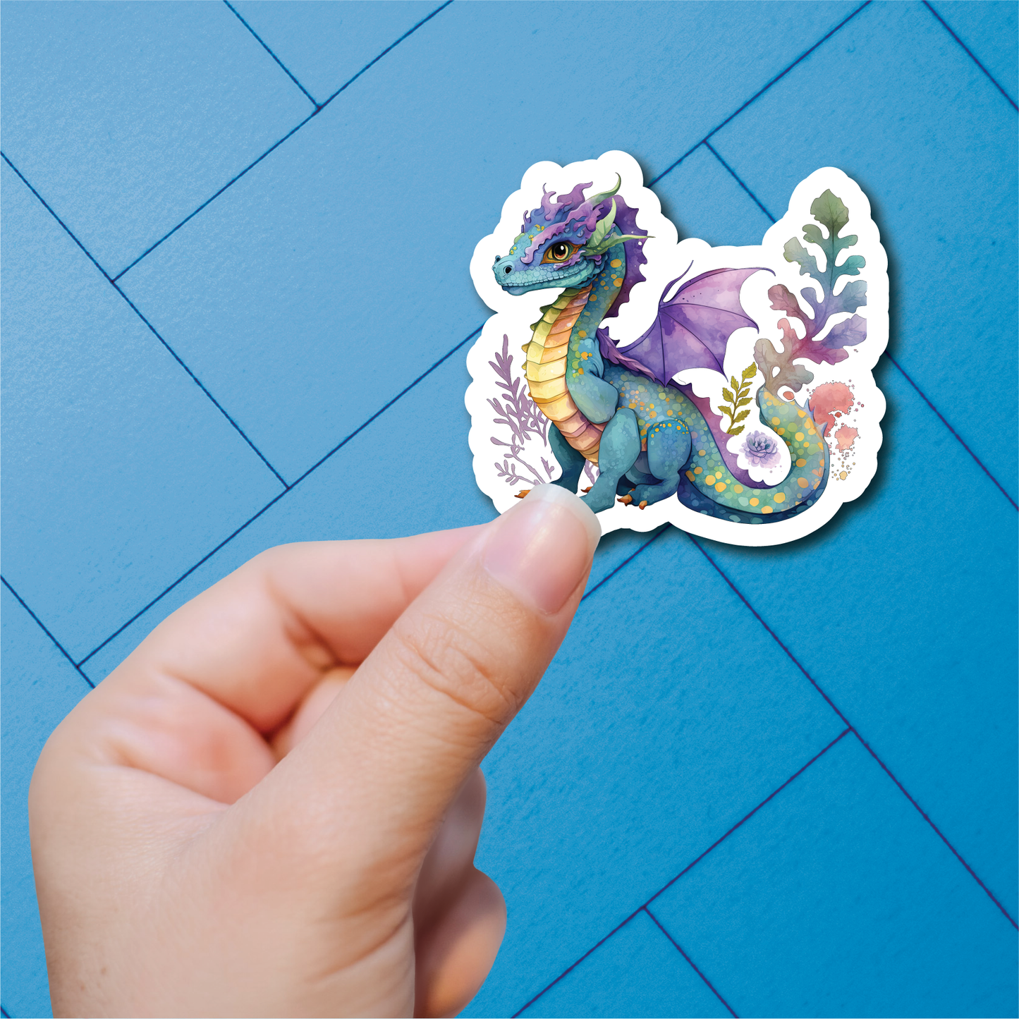 Fantastic Dragons - Full Color Vinyl Stickers (SHIPS IN 3-7 BUS DAYS)