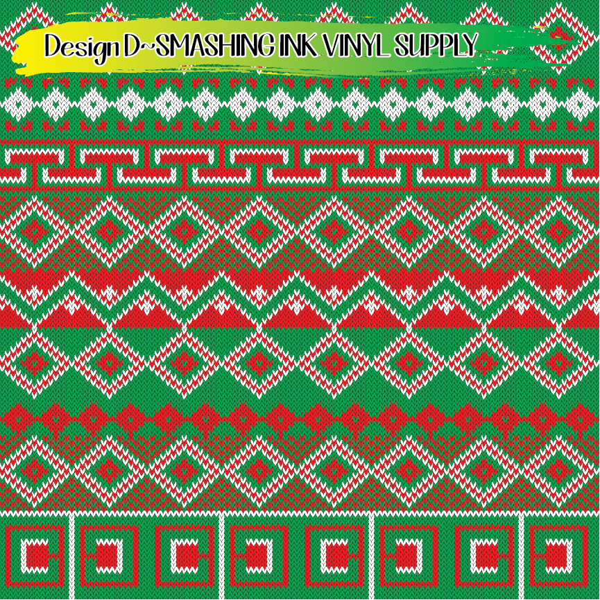 Christmas Plaid ★ Printed Vinyl Sheets | Faux Leather | Laser Safe