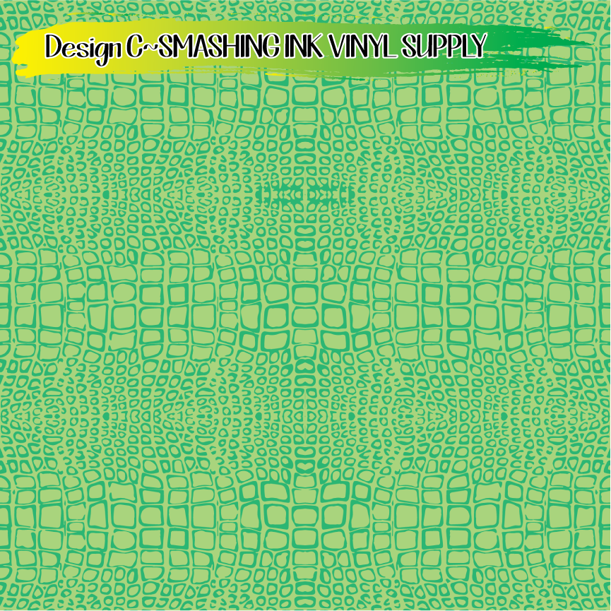 Alligator/Crocodile ★ Pattern Vinyl | Faux Leather | Sublimation (TAT 3 BUS DAYS)