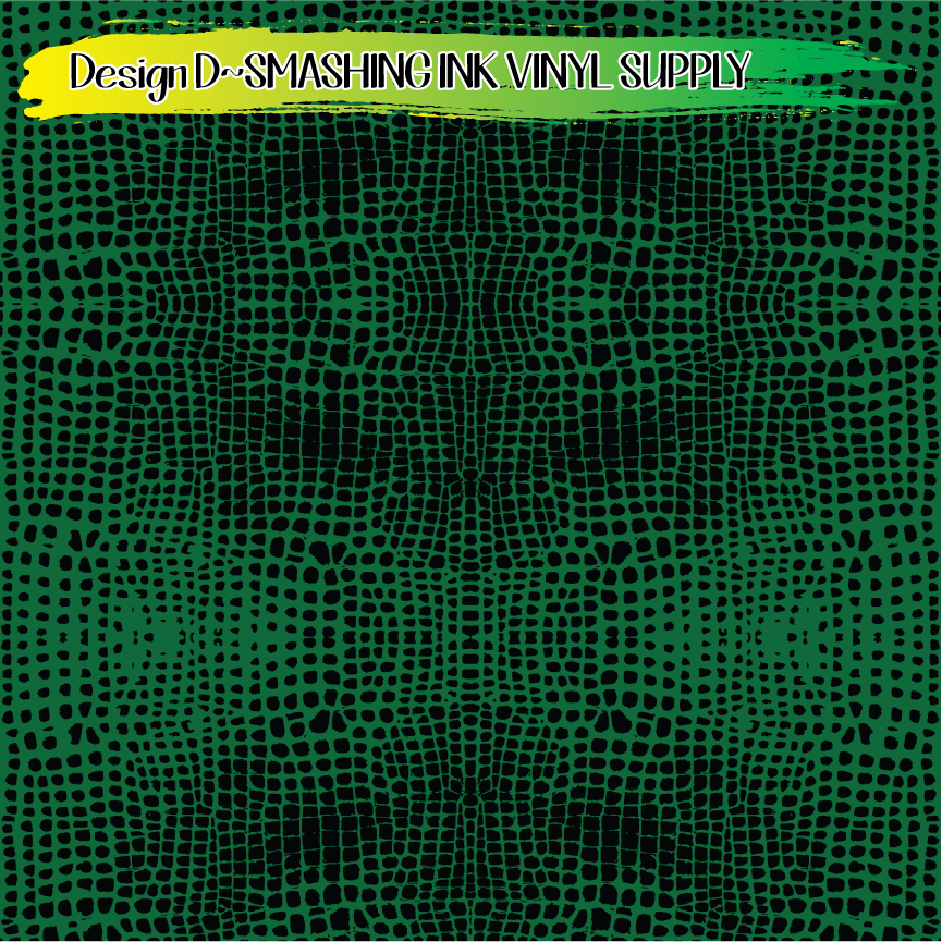 Alligator/Crocodile ★ Printed Sheets | Faux Leather | Laser Safe