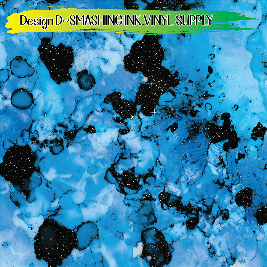 Alcohol Ink ★ Printed Vinyl Sheets | Faux Leather | Laser Safe