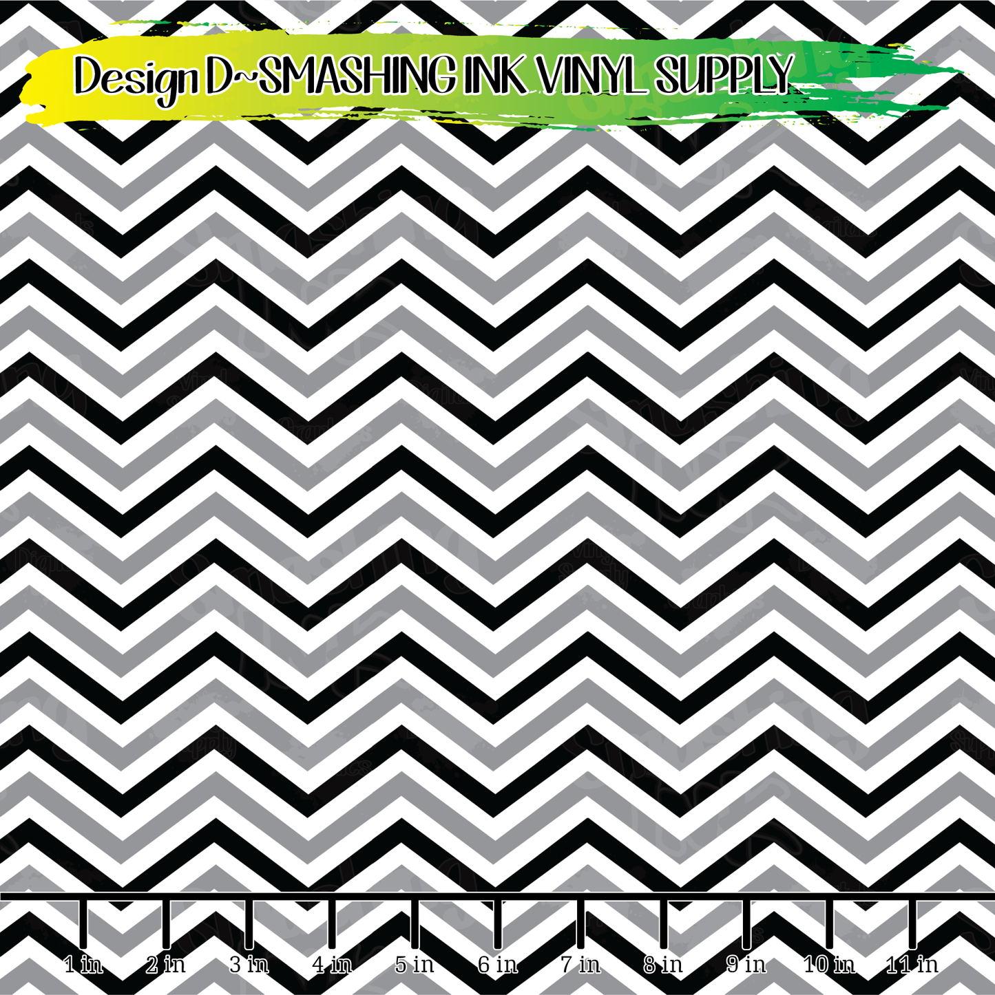 Gray Black Chevron ★ Printed Vinyl Sheets | Faux Leather | Laser Safe