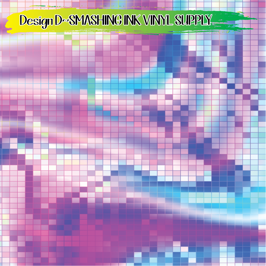 Colorful Hologram ★ Printed Vinyl Sheets | Faux Leather | Laser Safe