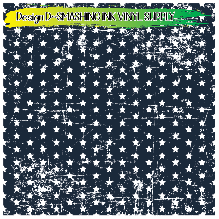 Stars & Stripes ★ Printed Vinyl Sheets | Faux Leather | Laser Safe