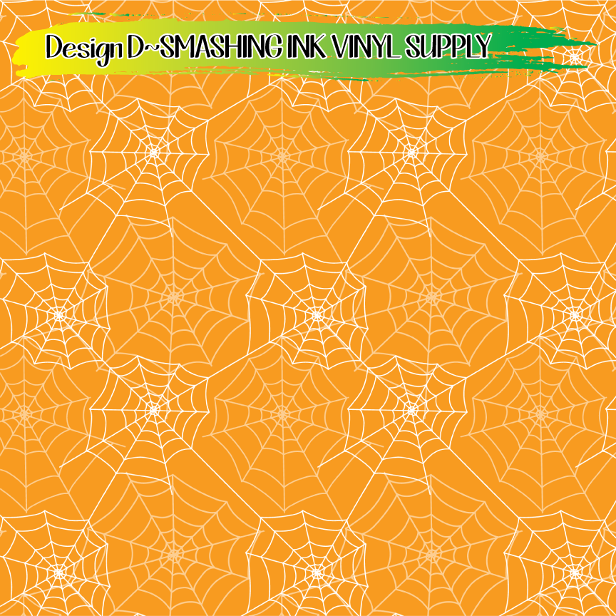 Spider Webs ★ Printed Vinyl Sheets | Faux Leather | Laser Safe