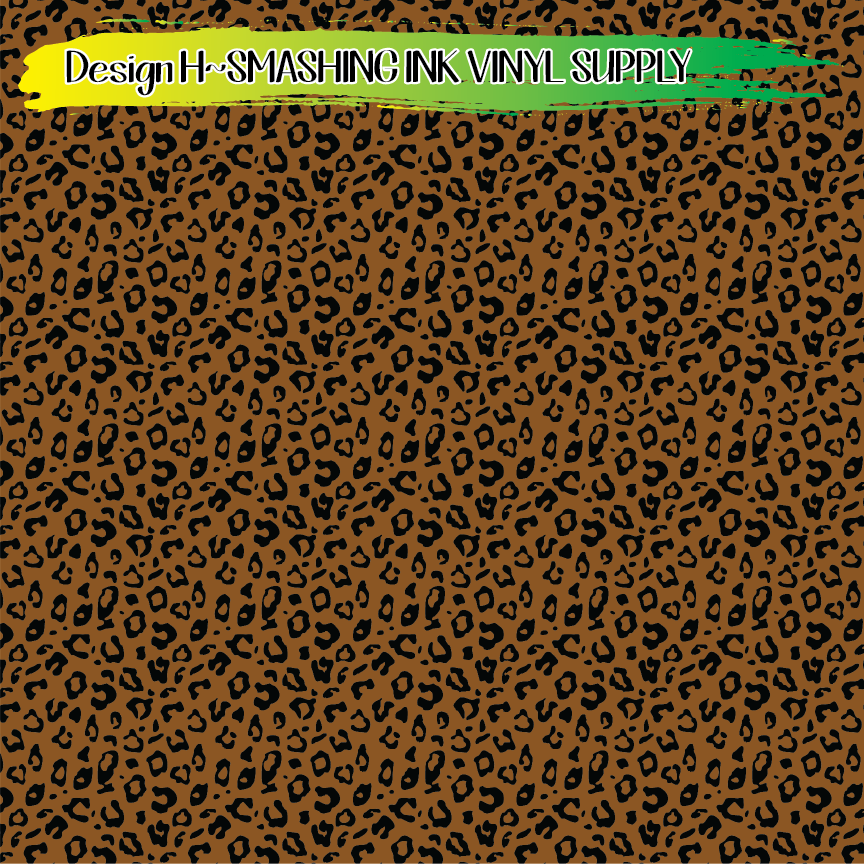 Cheetah Print ★ Printed Vinyl Sheets | Faux Leather | Laser Safe