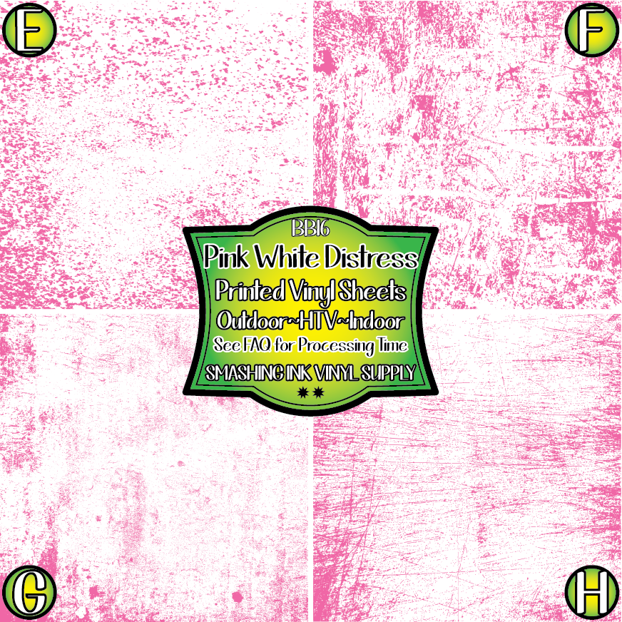 Light Pink White Distress ★ Printed Vinyl Sheets | Faux Leather | Laser Safe