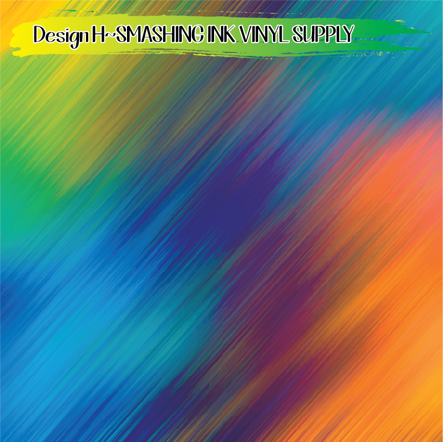 Colorful Lines ★ Printed Vinyl Sheets | Faux Leather | Laser Safe