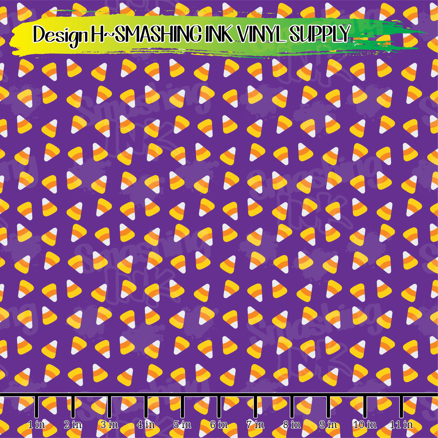 Candy Corn ★ Printed Vinyl Sheets | Faux Leather | Laser Safe