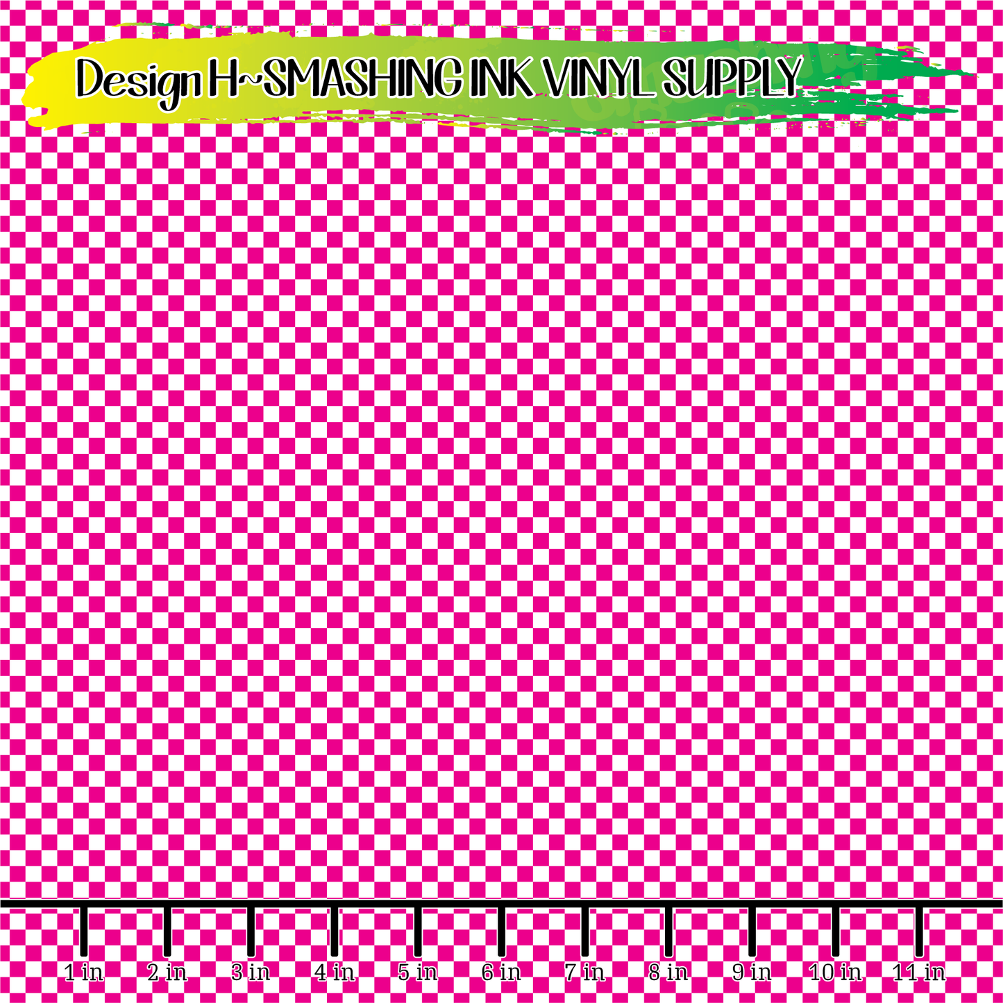 Pink White Checkerboard ★ Printed Vinyl Sheets | Faux Leather | Laser Safe