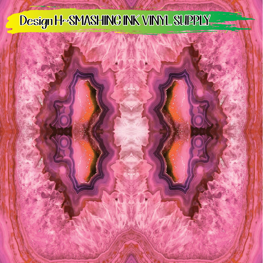 Geode Swirls ★ Printed Vinyl Sheets | Faux Leather | Laser Safe