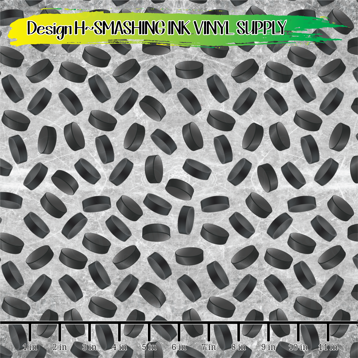 Hockey Pattern ★ Printed Vinyl Sheets | Faux Leather | Laser Safe