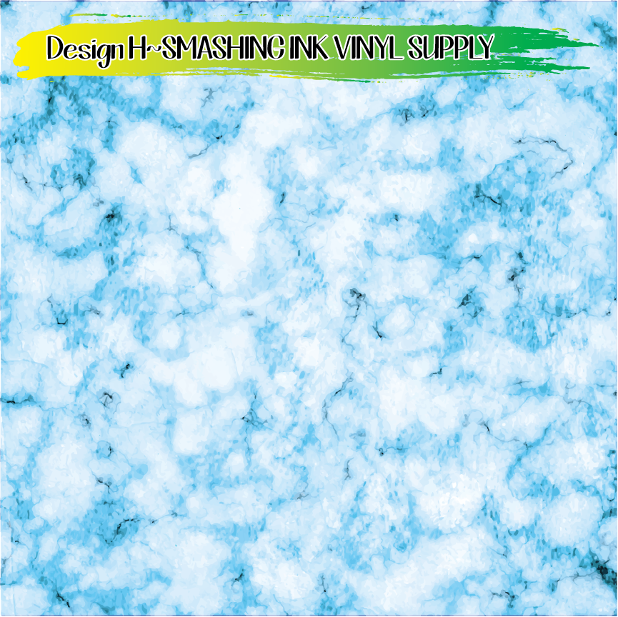 Watercolor Marble ★ Printed Vinyl Sheets | Faux Leather | Laser Safe