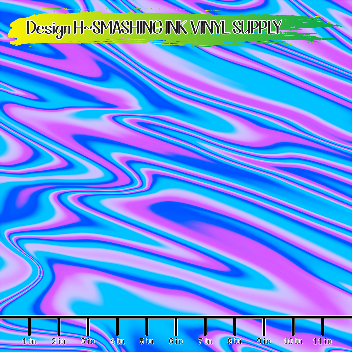 Colorful Swirls ★ Printed Vinyl Sheets | Faux Leather | Laser Safe