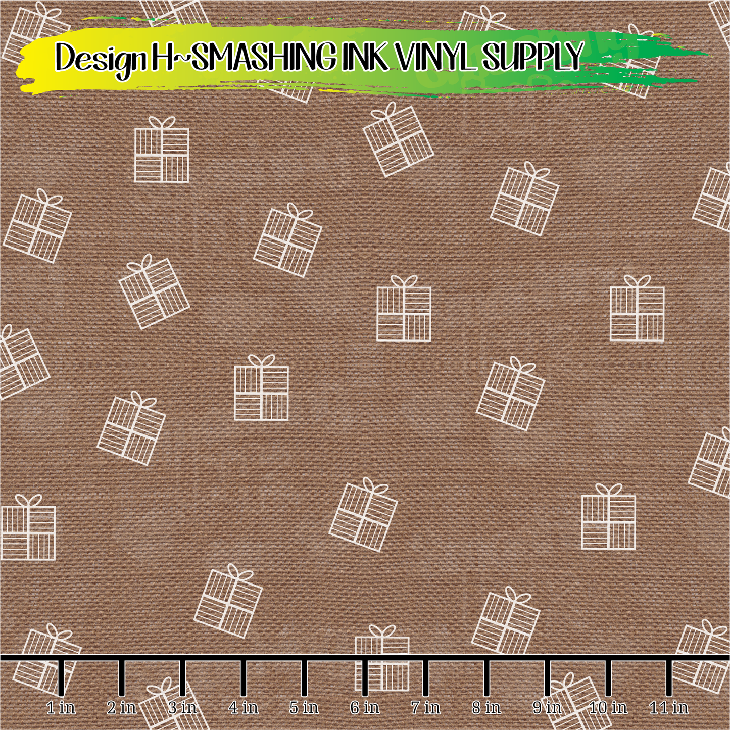 Ornaments and Presents ★ Printed Vinyl Sheets | Faux Leather | Laser Safe