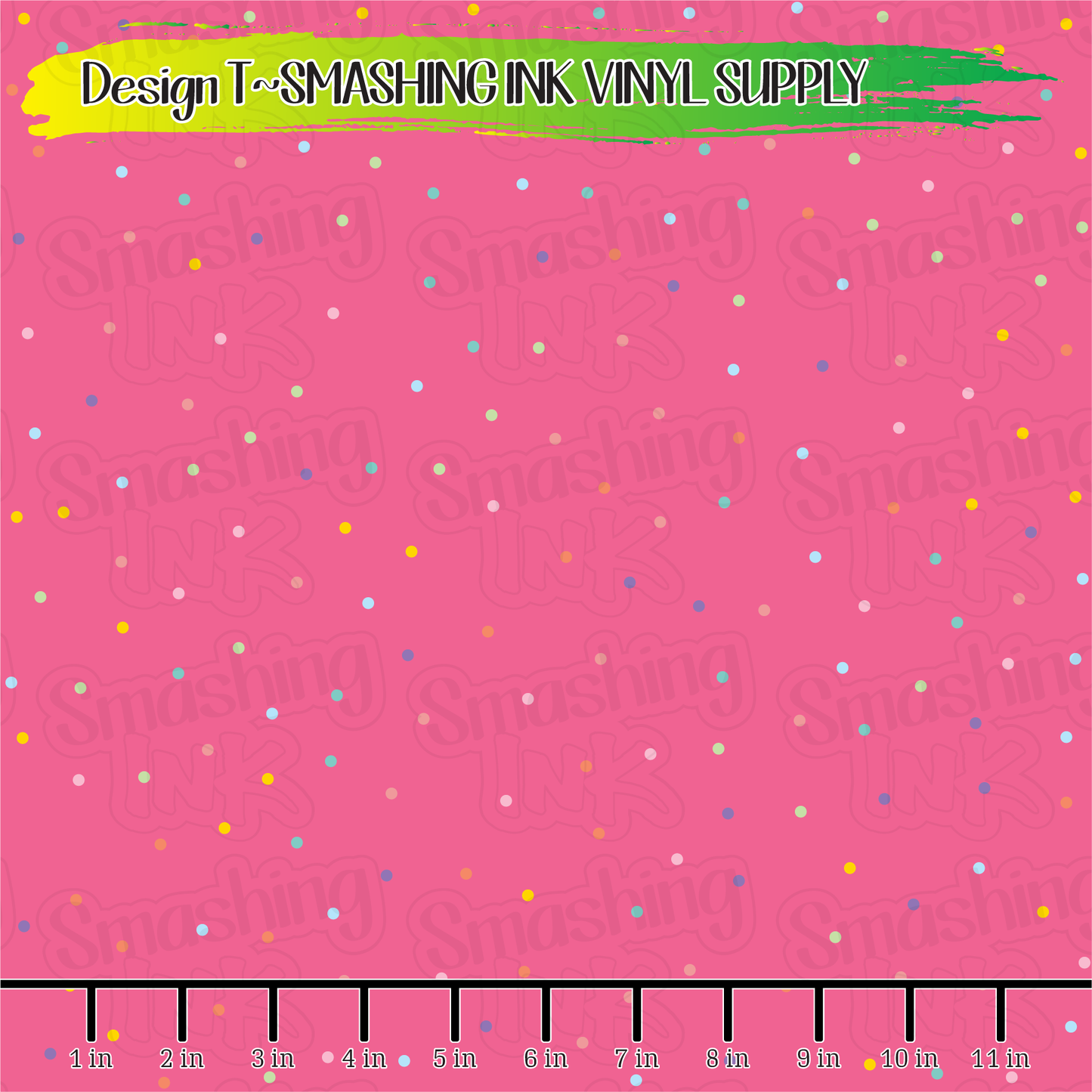 Pastel Polka Dots ★ Printed Vinyl Sheets | Faux Leather | Laser Safe