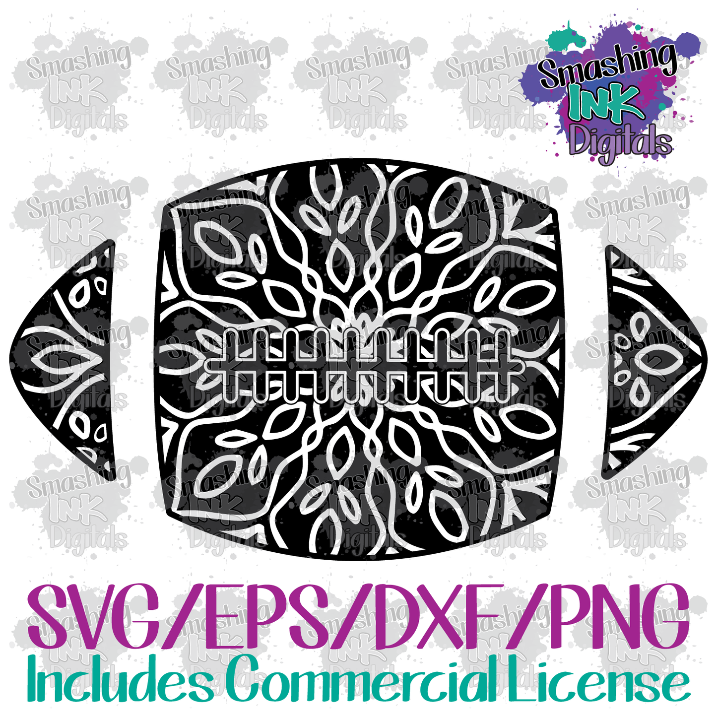 Football Mandala - SVG Cutting File