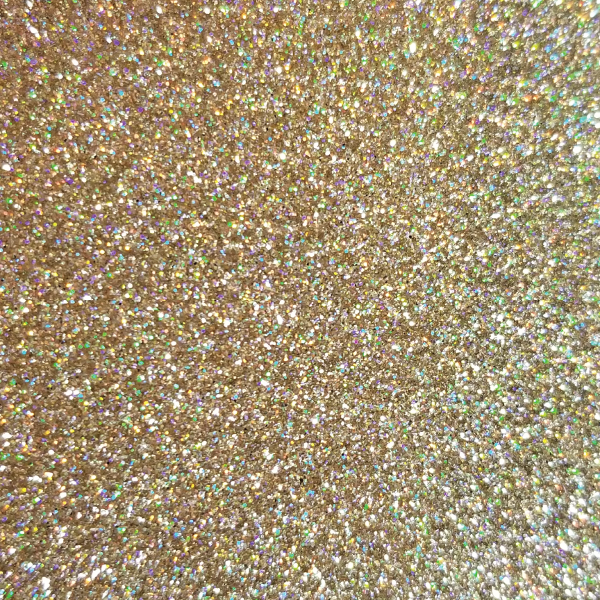 Hologram Gold Glitter HTV - 12 x 12 Stahls CAD-CUT® - Glitter
