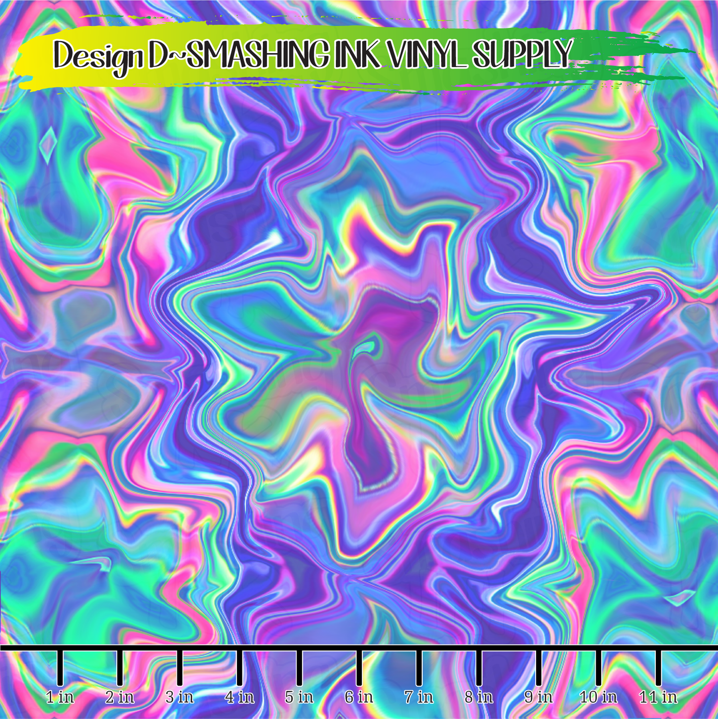 Colorful Swirls ★ Printed Vinyl Sheets | Faux Leather | Laser Safe