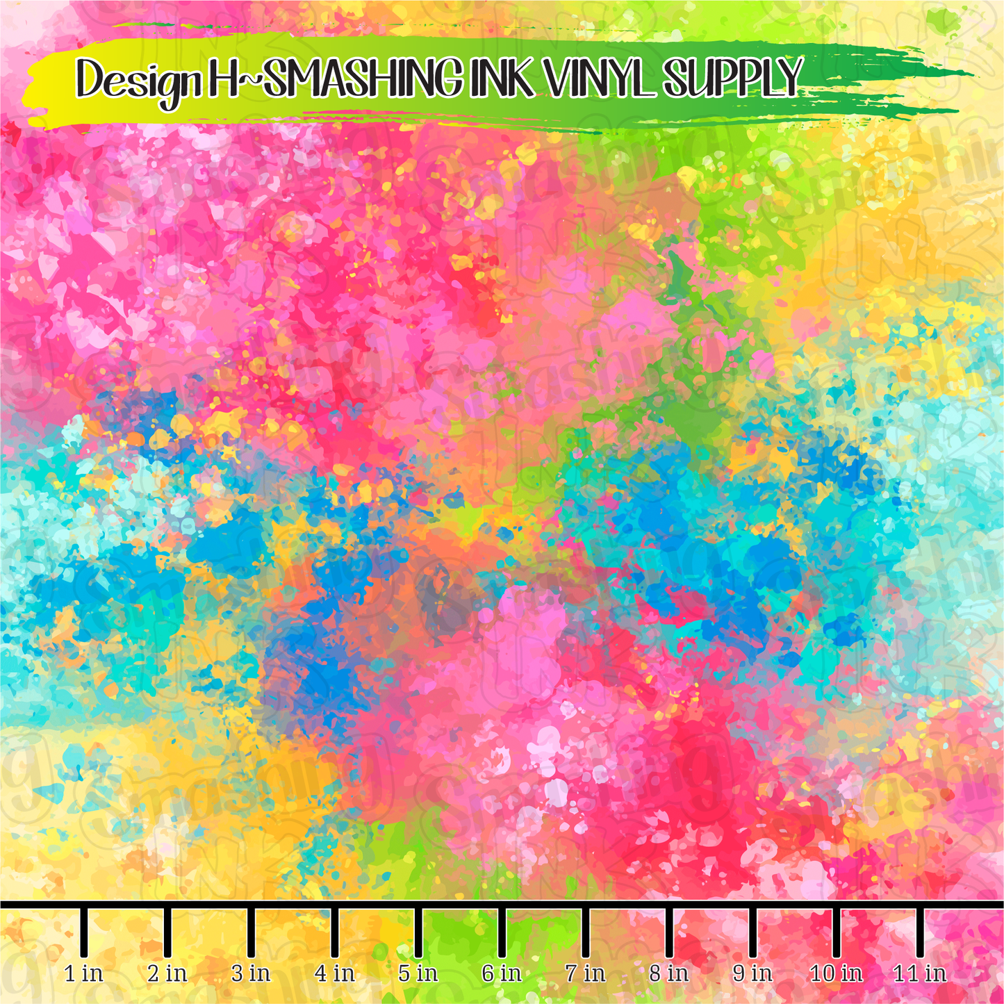 Paint Splatter ★ Printed Vinyl Sheets | Faux Leather | Laser Safe